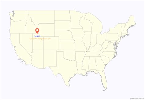 Map of Logan city, Utah - Thong Thai Real