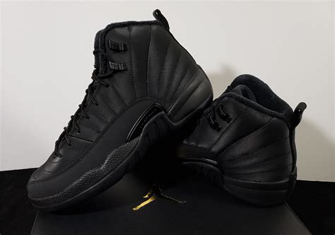 Jordan 12 GS Winterized Black Release Info | SneakerNews.com