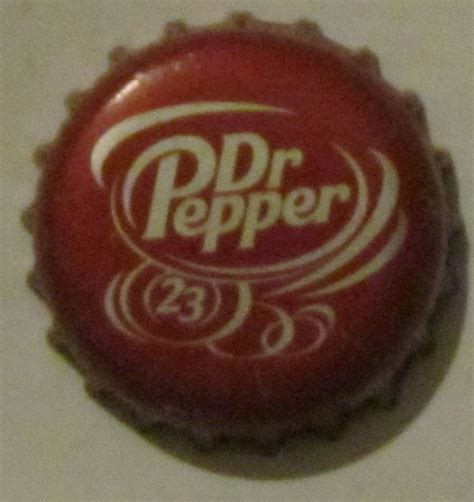 super cool bottle caps: dr pepper