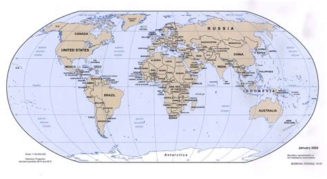 World Map (Political Map) : Worldofmaps.net - online Maps and Travel ...