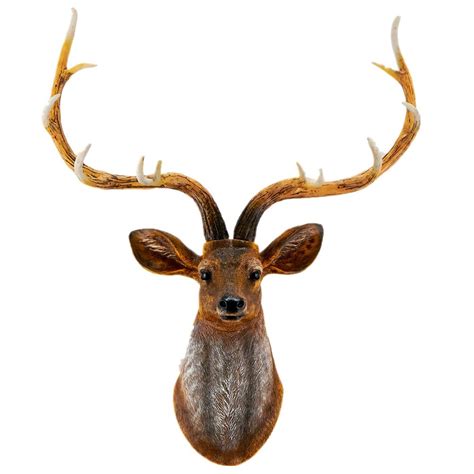 Buy YJ Home Deer Head Wall Decor - Faux Stag Mounted Animal Head Wall ...