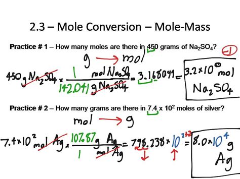 Converting Moles To Grams Worksheet