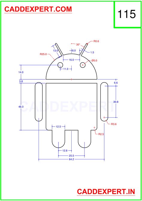 AUTOCAD 2D DRAWING FOR PRACTICE - Page 4 of 4 - Technical Design