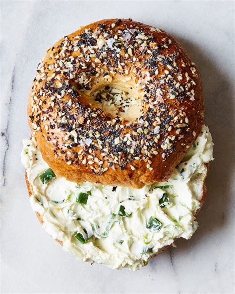 New York-Style Everything Bagels with Scallion Cream Cheese | Bread ...