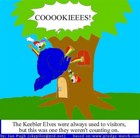 Keebler Elves vs. Cookie Monster Cartoon @ WWWF Grudge Match