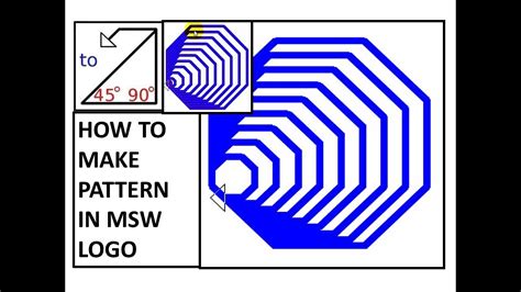 MSW logo tutorial/MSW LOGO pattern commands/Repeat command/Logo ...