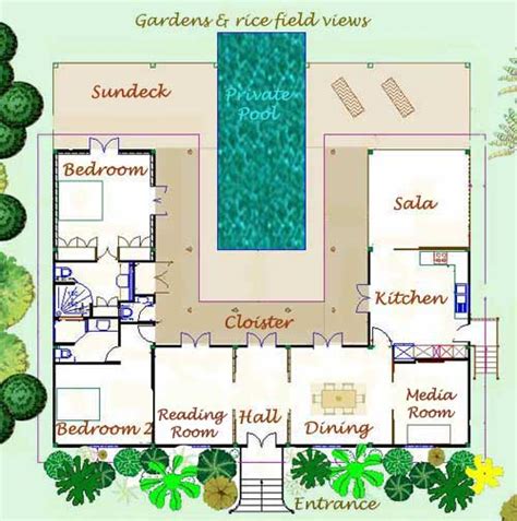 Traditional Thai House Floor Plan - floorplans.click