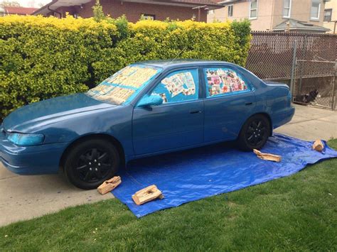 How to do a $25 cheap diy paint job at home on your car rustoleum ...