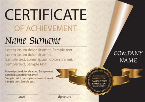 Certificate or diploma template. Award winner. Winning the competition ...