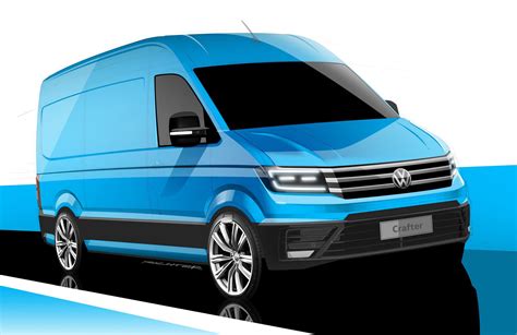 Official sketches of new VW Crafter big van released VW-Crafter-3 ...