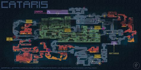 All Metroid Dread maps - Polygon