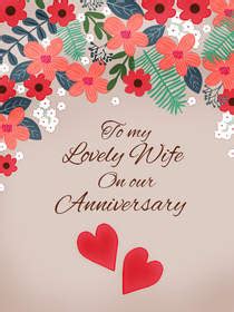 Free Printable Anniversary Wife Cards, Create and Print Free Printable ...