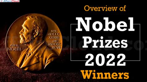 Highlights & Overview Of The 2022 Nobel Prizes