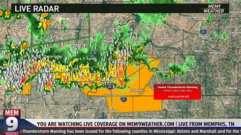 Memphis Severe Weather Coverage 8-5-2015 - YouTube