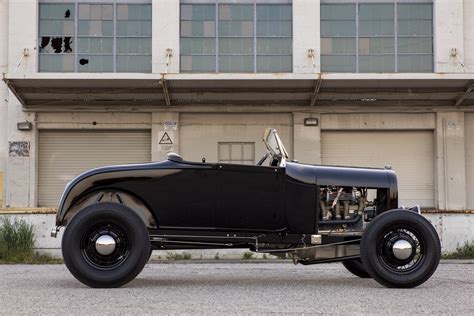 Ultra-Traditional 1928 Ford Model A Roadster with a Cragar OHV Makes a ...