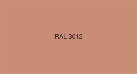 RAL Beige red [RAL 3012] Color in RAL Classic chart