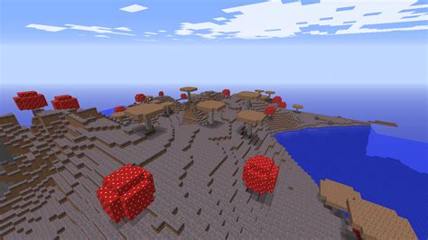 THE ABSOLUTE BIGGEST MUSHROOM ISLAND BIOME IN THE HISTORY OF MINECRAFT ...