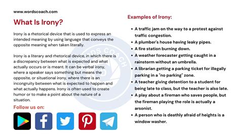 What Is Irony? – Meaning and Definition - Word Coach