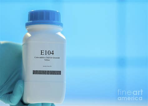 Container Of The Food Additive E104 Photograph by Wladimir Bulgar ...