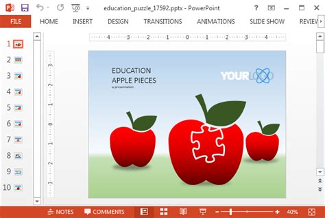 Animated Education PowerPoint Template