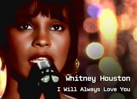 Weekly song Whitney Houston I will always love you - DJ Eddie