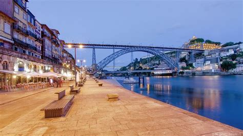 Ribeira Night at Porto | Portugal travel, Bay bridge, Photo