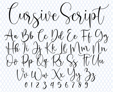 Cursive Font Wedding Font Cursive Letters Font Invite Font Samantha ...