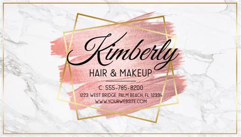 Copy of Beauty Business Card | PosterMyWall