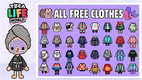 All Free Clothes in Toca Life World