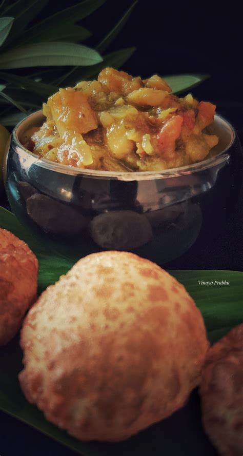 Poori Bhaji – 5 – Vinaya's Culinary Delights