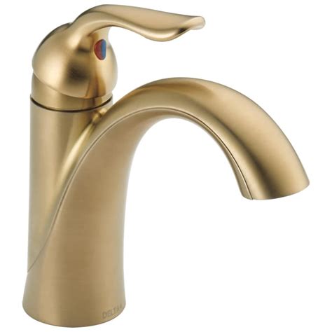 Shop Delta Lahara Champagne Bronze 1-Handle 4-in Centerset WaterSense ...