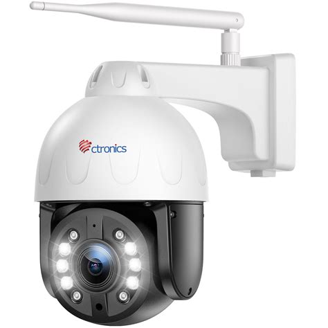 Ctronics 4K 8MP 5X Optical Zoom Surveillance Camera with Outdoor WLAN