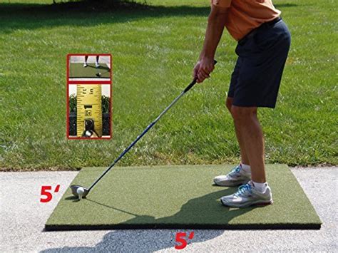 Buy Duffer 5x5 Golf Practice Mat Indoor Outdoor Heavy Duty Use Nylon ...