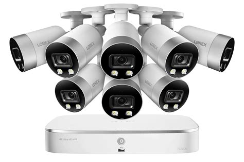 4K Ultra HD IP NVR Security Camera System with 8 IP Cameras