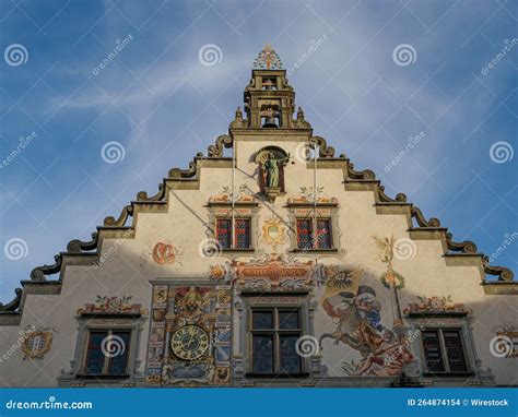 Old Town Hall Building in Lindau City Centre. Lindau is a Major Town ...