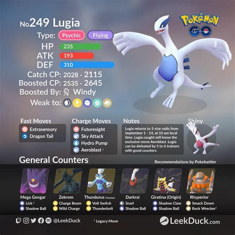 How Long Will Lugia Be In Raids 2024 - Kaja Salome