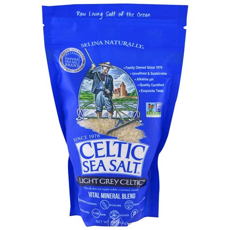 (3 Pack) Celtic Sea Salt Light Grey Celtic Salt 1 Lb Resealable Bag ...