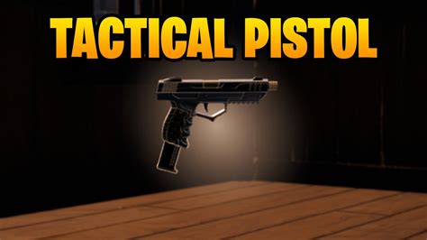 NEW Tactical Pistol EXPLAINED | Fortnite Chapter 4 - YouTube