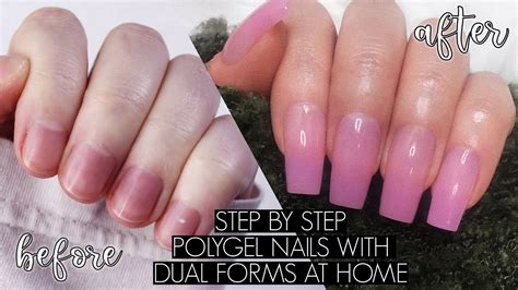 DIY POLYGEL NAILS AT HOME | The Beauty Vault - YouTube