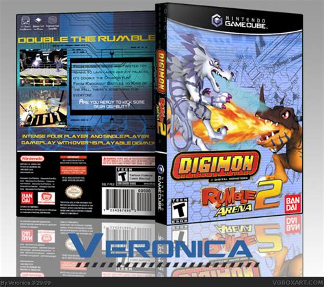 Digimon Rumble Arena 2 GameCube Box Art Cover by Veronica