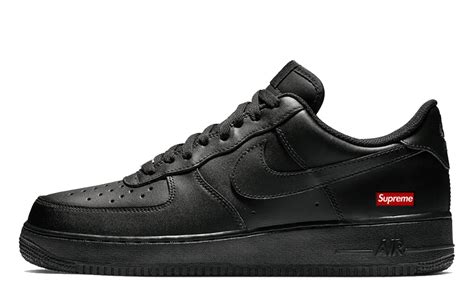 Supreme x Nike Air Force 1 Low Black/Black - Where To Buy - CU9225-001 ...