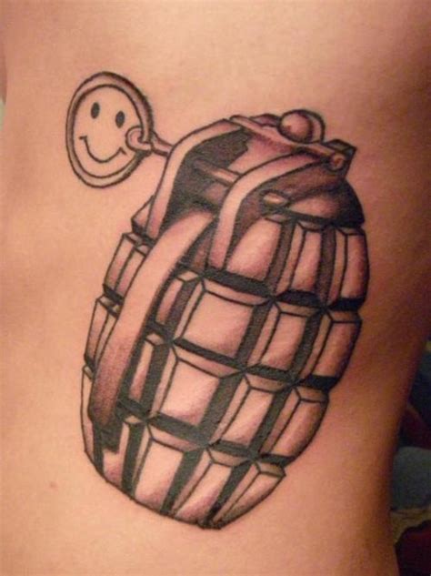 Grenade Tattoos Designs, Ideas and Meaning | Tattoos For You