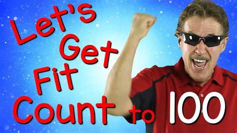 Let's Get Fit | Version 3 | Count to 100 | Exercises for Kids | 100 ...