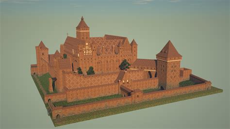 Conquest Reforged Malbork Castle Minecraft Map