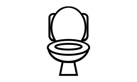 Toilet Clip Art Black And White