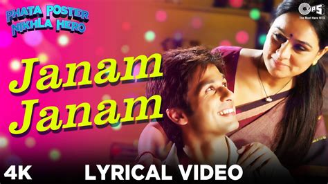 Janam Janam Lyrical - Phata Poster Nikhla Hero | Shahid Kapoor | Atif ...