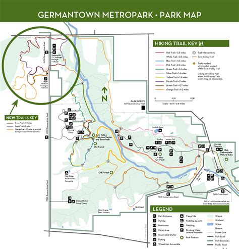 Germantown Metropark Map