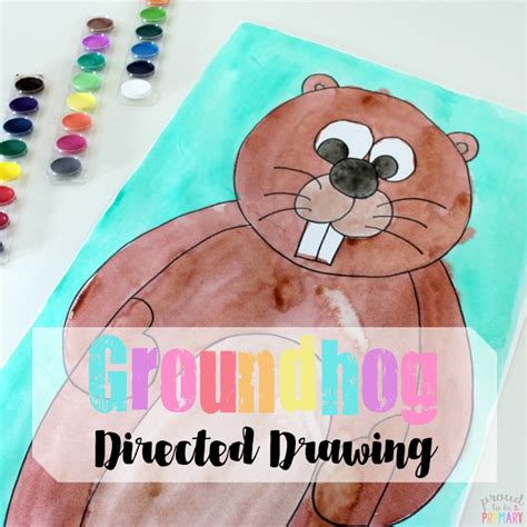 How to Draw a Groundhog: Simple Directions to Teach Kids