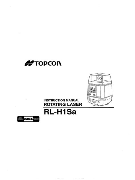 TOPCON RL-H1Sa - Instruction - Manual - Eng | PDF