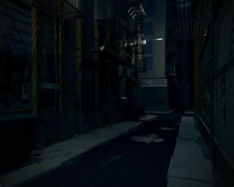 ArtStation - Dark Alleyway